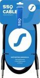 Kabel SSQ Jack 6.3mm  - Jack 6.3mm 6m czarny (SS-1450)