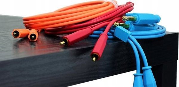 Kabel DJ TECHTOOLS DJ TECHTOOLS- Chroma Cabels Audio JACK-JACK (6,3mm) 1,5 m- niebieski