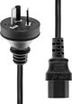 Καλώδιο Τροφοδοσίας ProXtend PC-IC13-002, Australia to C13, 2m, Μαύρο