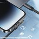 Καλώδιο USB Usams USB-C - USB-C 2 m Λευκό (USA896)