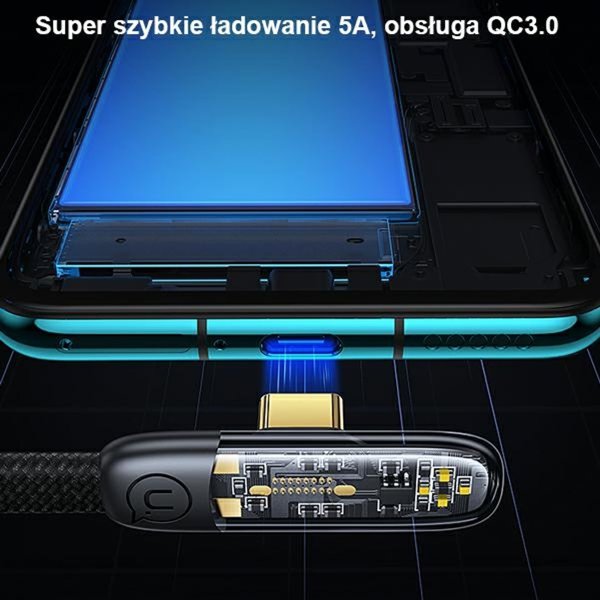 Καλώδιο USB Usams USB-C - USB-C 2 m Λευκό (USA896)