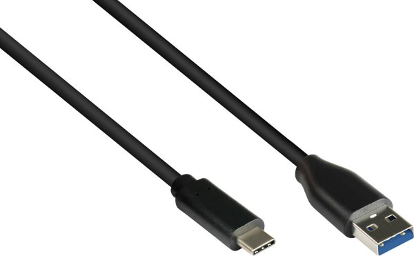 Kabel USB Good Connections USB-A - USB-C 1.5 m Czarny (GC-M0130)