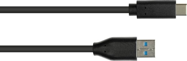 Kabel USB Good Connections USB-A - USB-C 1.5 m Czarny (GC-M0130)