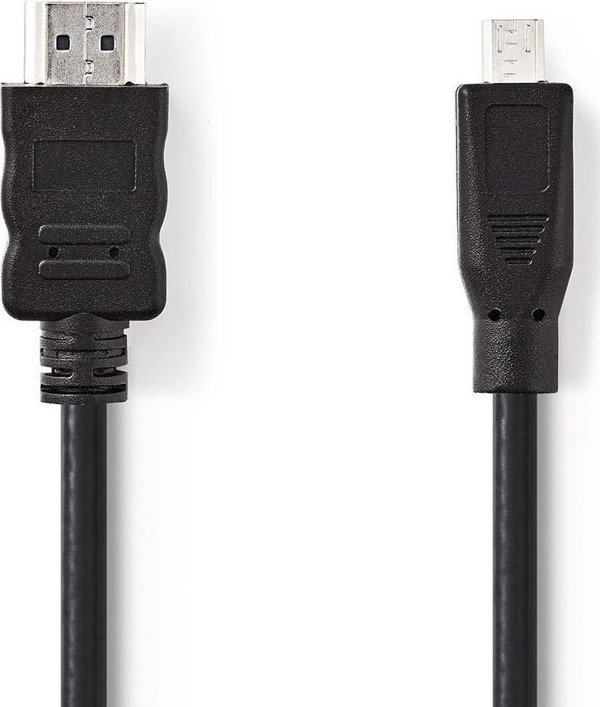Kabel Nedis HDMI - HDMI 2m czarny (CVGB34700BK20)