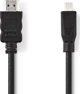Kabel Nedis HDMI - HDMI 2m czarny (CVGB34700BK20)