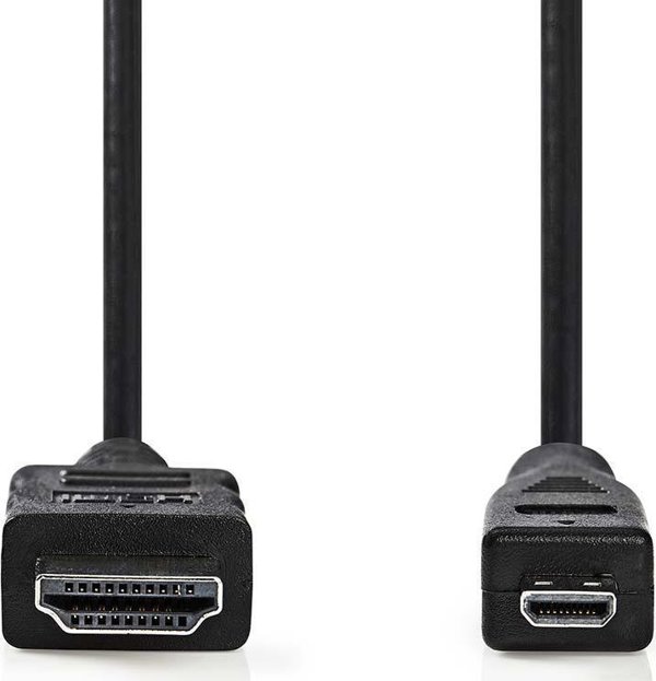 Kabel Nedis HDMI - HDMI 2m czarny (CVGB34700BK20)