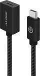 Alogic Καλώδιο USB 3.2 Επέκτασης Τύπου C σε C (M/F) 0.5m Μαύρο