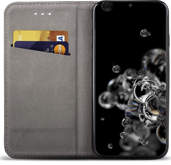 Θήκη Kabura Smart Case βιβλίο για SAMSUNG A12 μαύρο