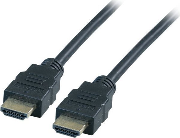 Καλώδιο EFB EFB HighSpeed HDMI Καλώδιο, Ethernet 4K30Hz A-A St-St, 0,5m, μαύρο