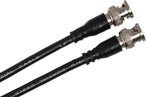 Καλώδιο Hosa BNC-59-103, Ομοαξονικό Καλώδιο BNC σε BNC, 0.91m, Μαύρο