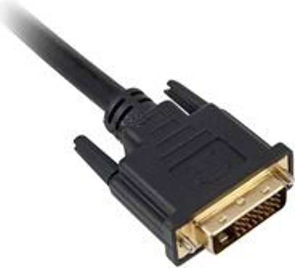 Kabel Sharkoon DVI-D - DVI-D 1m czarny (4044951017355)