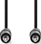 Kabel Nedis Nedis CAGL22000BK10 kabel audio 1 m 3.5mm Czarny