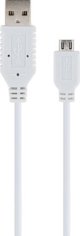 Καλώδιο USB Schwaiger USB-A - micro-B 2 m λευκό