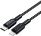 Kabel USB MicroConnect USB-C - Lightning 2 m Czarny (ECO-USB3.1CL2)