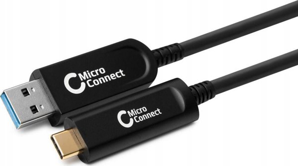 Kabel USB MicroConnect Microconnect MC-USB3.2CA20OP kabel USB 20 m USB 3.2 Gen 2 (3.1 Gen 2) USB A USB C Czarny
