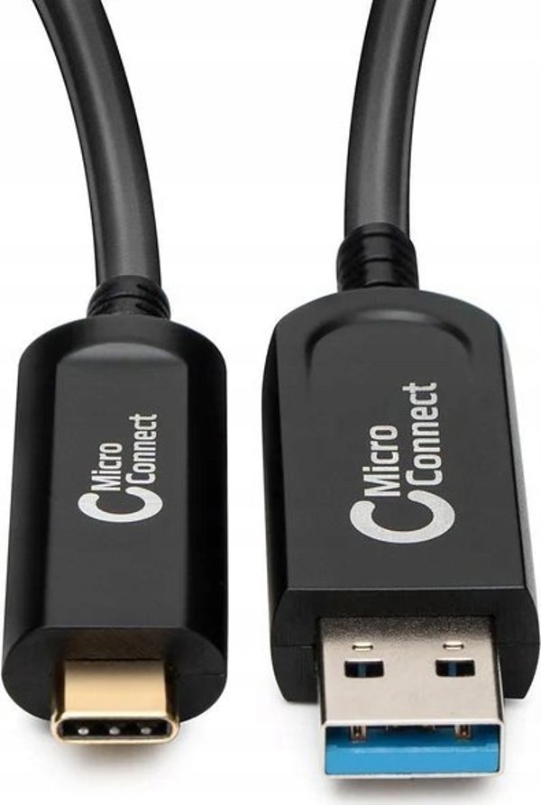 Kabel USB MicroConnect Microconnect MC-USB3.2CA20OP kabel USB 20 m USB 3.2 Gen 2 (3.1 Gen 2) USB A USB C Czarny