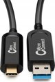 Kabel USB MicroConnect Microconnect MC-USB3.2CA20OP kabel USB 20 m USB 3.2 Gen 2 (3.1 Gen 2) USB A USB C Czarny
