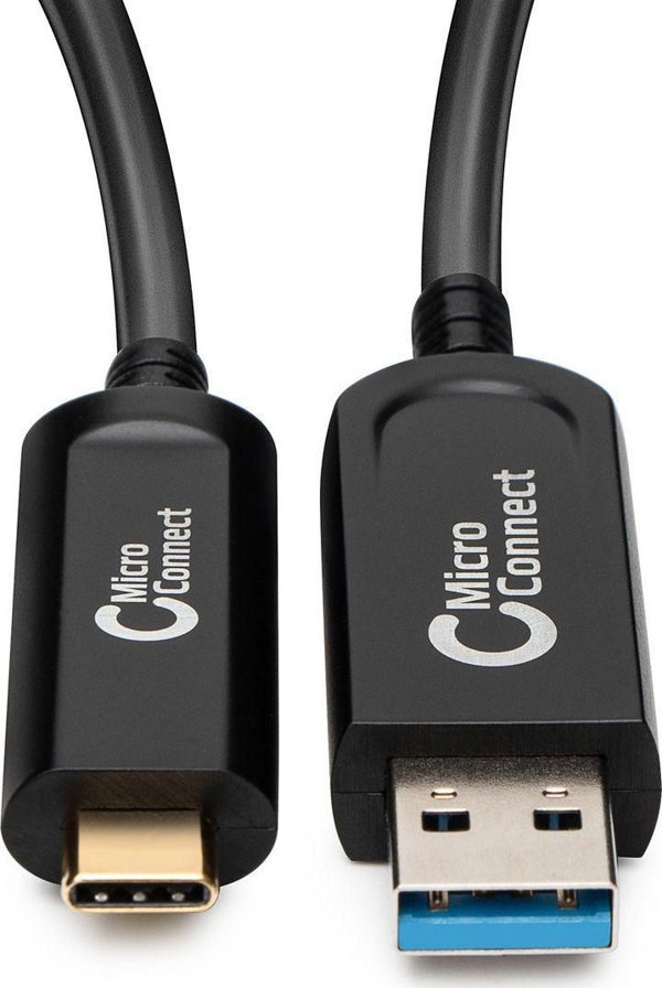 Kabel USB MicroConnect Microconnect MC-USB3.2CA20OP kabel USB 20 m USB 3.2 Gen 2 (3.1 Gen 2) USB A USB C Czarny