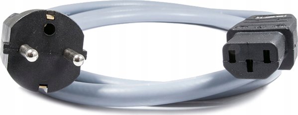 Melodika MDP40G Καλώδιο Τροφοδοσίας Schuko-IEC C13, 3x2,5mm2, Θωράκιση Χαλκού, Gunmetal - 4m