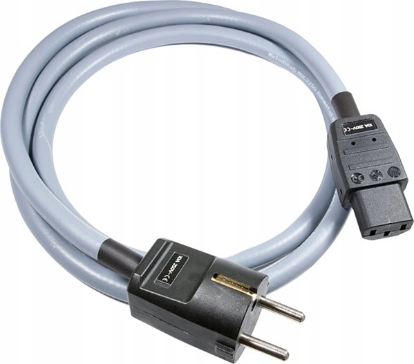 Melodika MDP40G Καλώδιο Τροφοδοσίας Schuko-IEC C13, 3x2,5mm2, Θωράκιση Χαλκού, Gunmetal - 4m