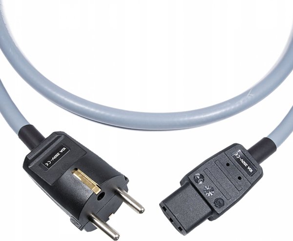 Melodika MDP40G Καλώδιο Τροφοδοσίας Schuko-IEC C13, 3x2,5mm2, Θωράκιση Χαλκού, Gunmetal - 4m