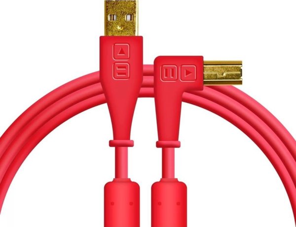 Καλώδιο USB DJ TECHTOOLS Chroma 1.5 m κόκκινο λυγιστό