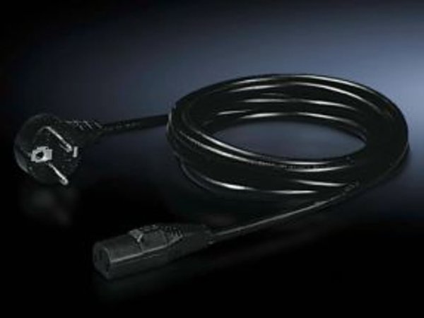 Καλώδιο Τροφοδοσίας Rittal DK 7200.210 Μαύρο 1,8 μ με Πρίζα Τύπου D