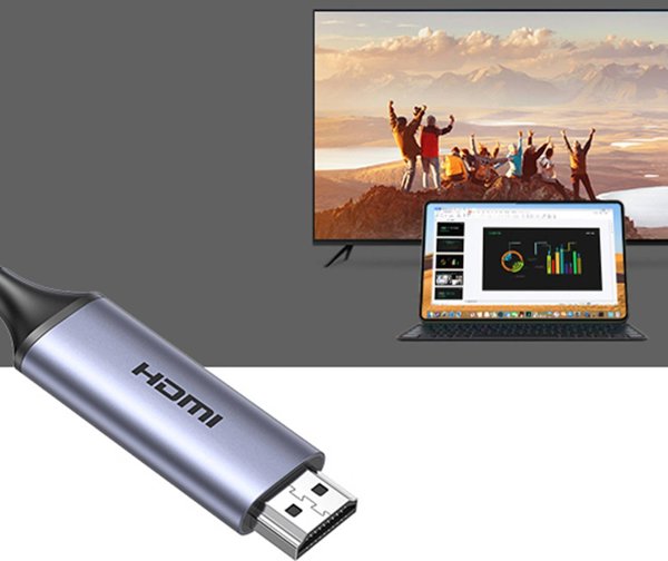 Kabel USB Ugreen USB-C - HDMI 1.5 m Czarny (UGR1626)
