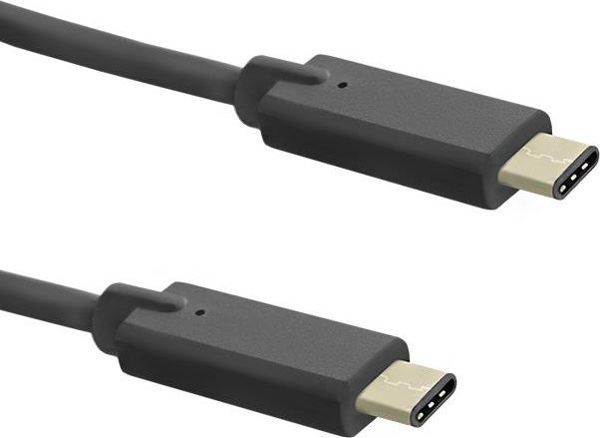 Καλώδιο Qoltec USB-C σε USB-C, 1m, Μαύρο