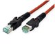 Kabel krosowy EasyLan VarioBoot Cat.6A, S/FTP, czerwony, 0,5 m
