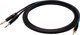 Kabel SSQ Jack 3.5mm - Jack 6.3mm x2 Brak danych czarny (SS-1815)