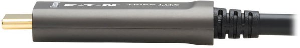 Kabel USB Eaton Eaton Tripp Lite Series USB-C to USB-C Plenum-Rated Fiber Active Optical Cable (AOC) - 4K 60 Hz, HDR, 4:4:4, M/M, Black, 30 m - USB-Kabel - 24 pin USB-C (M) zu 24 pin USB-C (M) - USB 3.0 - 30 m - Plenum, Active Optical Cable (AOC), Unterst