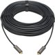 Kabel USB Eaton Eaton Tripp Lite Series USB-C to USB-C Plenum-Rated Fiber Active Optical Cable (AOC) - 4K 60 Hz, HDR, 4:4:4, M/M, Black, 30 m - USB-Kabel - 24 pin USB-C (M) zu 24 pin USB-C (M) - USB 3.0 - 30 m - Plenum, Active Optical Cable (AOC), Unterst