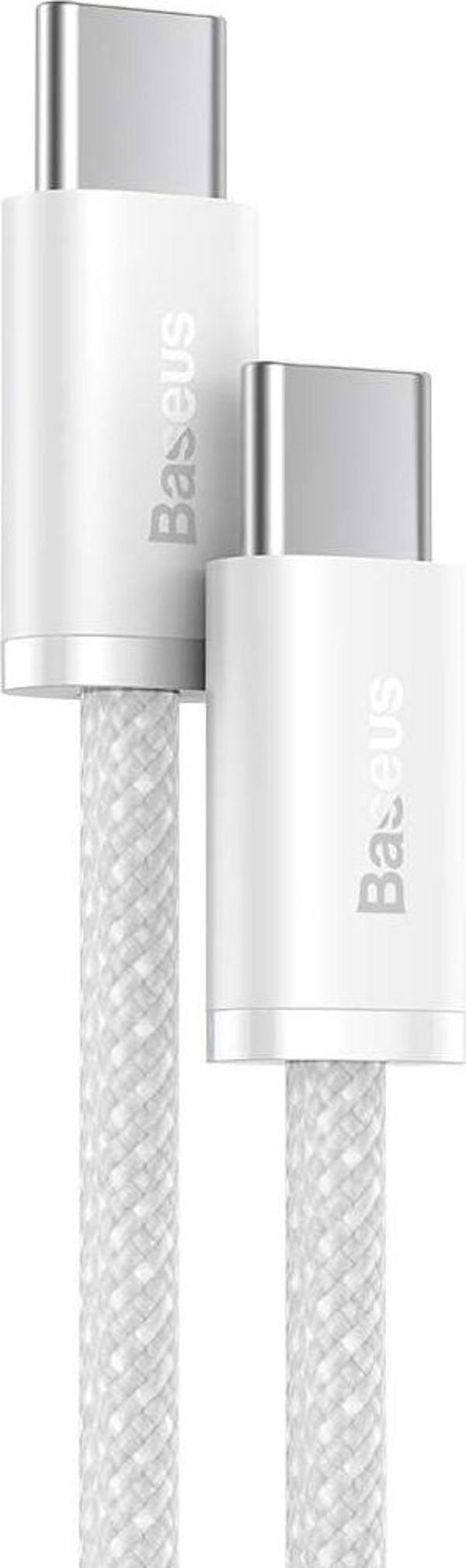 Καλώδιο USB Baseus USB-C - USB-C 1 μέτρο Λευκό (BSU3013WHT)