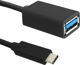 Καλώδιο USB Qoltec USB-A σε USB-C 0.5m, Μαύρο