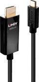 Καλώδιο USB-C σε HDMI Lindy 43292, 2m, Μαύρο