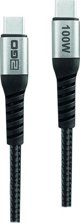 Kabel USB 2GO USB-C - USB-C 1.2 m Czarny (797510)