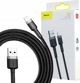 Kabel USB Baseus USB-A - Lightning 1 m Czarny ( ) [outlet]