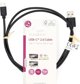 Kabel USB Nedis USB-A - USB-C 1 m Czarny (CCGL60600BK10)
