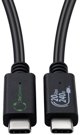 Kabel USB MicroConnect USB-C - USB-C 2 m Czarny (ECO-USB3.2CC2)