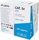 Καλώδιο Lanberg UTP Cat.5e 100m, Solid Copper, Γκρι, Fluke Passed, CPR Compliant