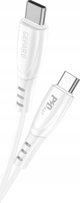 Καλώδιο Gepard USB-C σε USB-C 60W, 1m, Λευκό