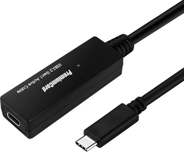 Kabel USB PremiumCord PREMIUMCORD USB-C repeater a prodlužovací kabel Male-Female, 5Gbps 5m