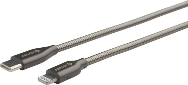 Καλώδιο USB eStuff USB-C - Lightning 1 μ. Καφέ (ES602160)