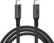 Kabel USB Good Connections USB-C - USB-C 0.5 m Grafitowy (2402-T005A)