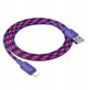 Kabel USB A do Lightning Hoco 2,4A 1 m X116 gradient fioletowy