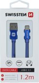 Kabel USB Swissten USB-A - micro-B 1.2 m Czerwony (71521207)