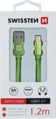 Kabel USB Swissten USB-A - micro-B 1.2 m Czerwony (71521207)