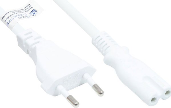 Καλώδιο Τροφοδοσίας Good Connections Euro C7/Euro 8 10m Λευκό