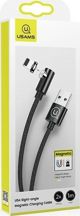 Kabel USB Usams USB-A - USB-C 1 m Czarny (70504-uniw)